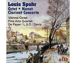 Spohr : Octuor, Nonette et concerto pour clarinette. De Peyer, Davis.