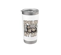 Spoiled By My Cat Vaso térmico de acero inoxidable de doble pared