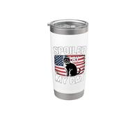 Spoiled By My Cat Vaso térmico de acero inoxidable de doble pared