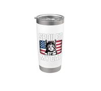 Spoiled By My Cat Vaso térmico de acero inoxidable de doble pared