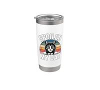 Spoiled By My Cat Vaso térmico de acero inoxidable de doble pared