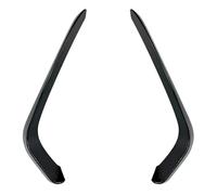 Spoiler 1 Par Separadores Labios Parachoques Delantero Marco Luz Antiniebla Entrada Ventilación Lateral Embellecedor para VW para Passat B8 para Line Alerones Coche(Gloss Black)