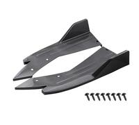Spoiler Alerón 1 Par Alerones Traseros Universales para Coche Fibra Carbono Protectores Parachoques Difusores Antichoque Faldones Laterales Divisores Ángulo.(2pcs Carbon Fiber)