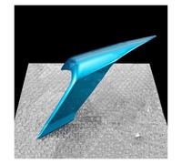 Spoiler Alerón Aerodinámico para CFMOTO CF450NK CF400-7 Cubierta Trasera Motocicleta Protectores Izquierdo Derecho Carcasa Luz Trasera Asiento Trasero Winglet(L- Blue)