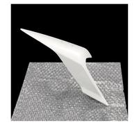 Spoiler Alerón Aerodinámico para CFMOTO CF450NK CF400-7 Cubierta Trasera Motocicleta Protectores Izquierdo Derecho Carcasa Luz Trasera Asiento Trasero Winglet(R- Pearlwhite)