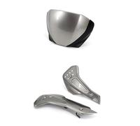 Spoiler Alerón Aerodinámico Protector Cárter para Triumph para Trident 660 2021 2022 2023-2024 Protector Chasis Inferior Motocicleta Placa Deslizamiento Alerón Winglet(Grey Titanium)