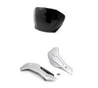 Spoiler Alerón Aerodinámico Protector Cárter para Triumph para Trident 660 2021 2022 2023-2024 Protector Chasis Inferior Motocicleta Placa Deslizamiento Alerón Winglet(Black Silver)