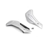 Spoiler Alerón Aerodinámico Protector Cárter para Triumph para Trident 660 2021 2022 2023-2024 Protector Chasis Inferior Motocicleta Placa Deslizamiento Alerón Winglet(Plata)