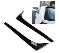 Spoiler-Alerón Trasero-Cubierta de moldura de ala de alerón Lateral de Ventana Trasera, 2 Piezas de alerón de ala Lateral de Ventana Trasera de Coche ABS para 7 14-19