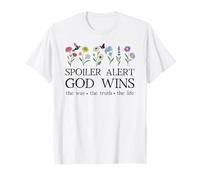 Spoiler Alert God Wins I've Read The Final Chapter Christian Camiseta