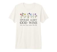 Spoiler Alert God Wins I've Read The Final Chapter Christian Camiseta Premium