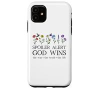 Spoiler Alert God Wins I've Read The Final Chapter Christian Carcasa para iPhone 11