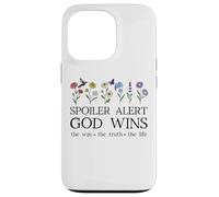 Spoiler Alert God Wins I've Read The Final Chapter Christian Carcasa para iPhone 13 Pro