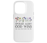 Spoiler Alert God Wins I've Read The Final Chapter Christian Carcasa para iPhone 14 Pro