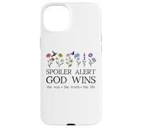 Spoiler Alert God Wins I've Read The Final Chapter Christian Carcasa para iPhone 15 Plus