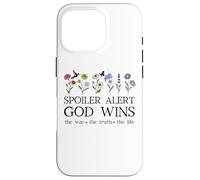 Spoiler Alert God Wins I've Read The Final Chapter Christian Carcasa para iPhone 16 Pro