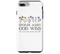 Spoiler Alert God Wins I've Read The Final Chapter Christian Carcasa para iPhone 7 Plus/8 Plus