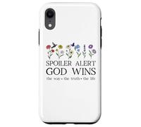 Spoiler Alert God Wins I've Read The Final Chapter Christian Carcasa para iPhone XR