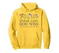 Spoiler Alert God Wins I've Read The Final Chapter Christian Sudadera con Capucha