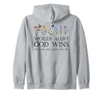 Spoiler Alert God Wins I've Read The Final Chapter Christian Sudadera con Capucha