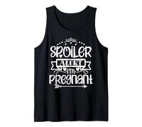 Spoiler Alert I'm Pregnant - Revelación divertida del embarazo Camiseta sin Mangas