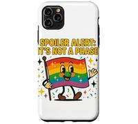 Spoiler Alert It's Not a Phase Cute Rainbow Flag LGBTQ Desig Carcasa para iPhone 11 Pro MAX