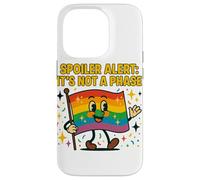 Spoiler Alert It's Not a Phase Cute Rainbow Flag LGBTQ Desig Carcasa para iPhone 14 Pro