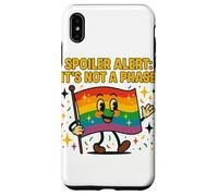 Spoiler Alert It's Not a Phase Cute Rainbow Flag LGBTQ Desig Carcasa para iPhone XS MAX