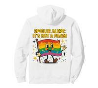 Spoiler Alert It's Not a Phase Cute Rainbow Flag LGBTQ Desig Sudadera con Capucha