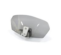 Spoiler arabrisas para CBR 125R para X4 para NC700 SX para VFR Parabrisas | Parabrisas ajustable Parabrisas Extensión universal elevada(Smoke)