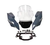 Spoiler arabrisas para Ducati para Monstruo 797821 1200S 17-23 Parabrisas | Accesorios Cubierta Deflector Escudo Parabrisas Motocicleta 2017-2023(W-Transparent Black)