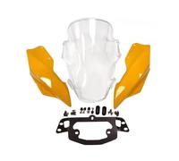 Spoiler arabrisas para Ducati para Monstruo 797821 1200S 17-23 Parabrisas | Accesorios Cubierta Deflector Escudo Parabrisas Motocicleta 2017-2023(B-Transparent)