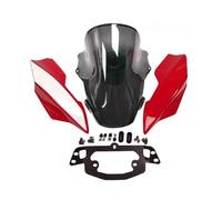 Spoiler arabrisas para Ducati para Monstruo 797821 1200S 17-23 Parabrisas | Accesorios Cubierta Deflector Escudo Parabrisas Motocicleta 2017-2023(E-Smoke Grey)