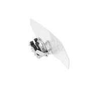 Spoiler arabrisas para Kymco para Agility 125 para El Centro 2017 | Clip Levantado Universal Motocicleta Deflector Aire Alerón Extensión Parabrisas(Claro)
