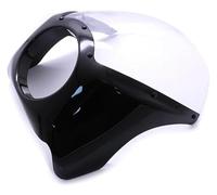 Spoiler cúpula para Road para King para Electra para Glide para Sportster XL883 XL1200 para Dyna Motocicleta 7 "Faro Carenado Máscara Faro Parabrisas Delantero(Clear)