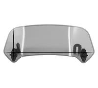 Spoiler cúpula Parabrisas Ajustable Motocicleta Deflector De Viento Alerón Extensión para Kymco para Agility 125 para Centro 2017(Black)