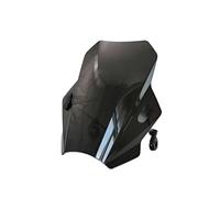 Spoiler de extensión Accesorio Repuesto para Visera Parabrisas Motocicleta A Prueba Viento para Y&amaha FZ1 FZ6 FZ8 XJ6(Style 1)