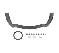 Spoiler de labio de parachoques delantero Resistente a la 3 sección Tipo de sección Reparte Kit de cuerpo para Mercedes CLA Class C117 X117 2013 2015 ABS Plastic (Negro brillante) (Estilo de fibra de