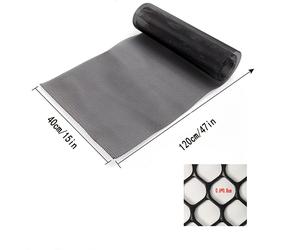 Spoiler de Ventilación de Parachoques de Panal de Carreras de Plástico ABS 3D - 120cm x 4.96in Malla de Rejilla Frontal para Mejorar el Flujo de Aire, Duradero y Fácil de Instalar