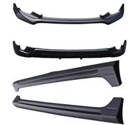 Spoiler Delantero 4 Uds Parachoques Delantero Trasero Labio Falda Lateral Difusor Divisor Alerón Cuerpo Kit para Fit para Jazz GK5/2014-2016