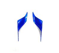Spoiler Delantero Carenado Carenado Lateral Trasero para YZF R3 R25 para MT03 2019 2020 2021-2023 Piezas Motocicleta Patrón Negro Panel Carrocería Flector Aire(Azul)