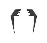 Spoiler Delantero Embellecedor Ventilación Entrada Guardabarros Laterales Divisores Ala Para Serie 4 G22 G23 2 Puertas 2020-2025 Cubierta Flujo Aire(Carbon Look)