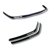 Spoiler Delantero Kit De Carrocería Parachoques Delantero Coche Alerón Divisor Difusor Aleta Piezas Deportivas Exteriores para Peugeot 206 2 Uds(Model 1)