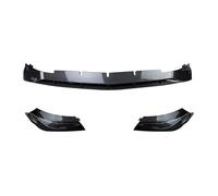 Spoiler delantero Para Benz Clase C Divisor de Parachoques | C200 C260 labio delantero alerón para parachoques Canards divisor hoja rejilla 2022 en adelante(Carbon Fiber Look D)