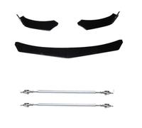 Spoiler Delantero para Dodge para Challenger para SRT para SXT para RT Parachoques Delantero Alerón Divisor De Labios + Varillas De Puntal Alerón Delantero Frontal(Gloss Black)