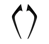 Spoiler Delantero para Ford para Fiesta ST MK6 2012-2017 Parachoques Delantero Marco De Luz Antiniebla Cubierta Embellecedor Adhesivo Piezas De Automóvil(Gloss Black)