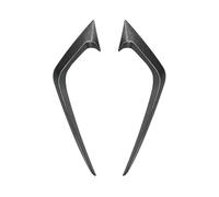 Spoiler Delantero para Ford para Fiesta ST MK6 2012-2017 Parachoques Delantero Marco De Luz Antiniebla Cubierta Embellecedor Adhesivo Piezas De Automóvil(Carbon Look)