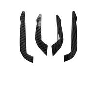 Spoiler Delantero Para Ford Para Focus ST/ST-line MK4 2018 2019 2020 2021 Parachoques Delantero Canard Splitter Spoiler Air Knife Cover Trim(Aspecto de fibra de carbono.)
