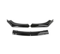 Spoiler Delantero para Megane 4 2016 2017 2018 2019 2020 2021 2022 Kit De Modificación De Carrocería para Parachoques Delantero De Automóvil(Glossy Black)