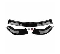 Spoiler Delantero para Mercedes para Benz Clase C W204 C200, C250, C300 2008-2014 Versión Sport(Glossy Black)